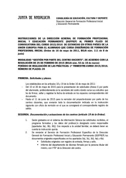 Instrucciones FCT 15-16 (Primer plazo)