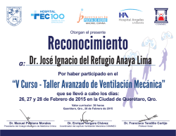 Dr. José Ignacio del Refugio Anaya Lima