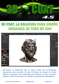 3D-Coat es la aplicación que le ofrece todas las herramientas