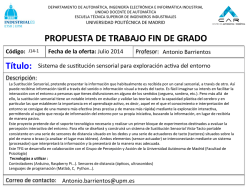 Fecha de la oferta - DISAM - Universidad Politécnica de Madrid