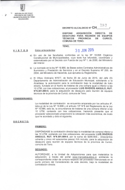 CH 282 - TRANSPARENCIA I. Municipalidad de Teno