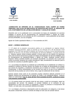 corrección bases de contratación del empleado de usos multiples