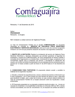 Carta de invitacion contrato de Vigilancia