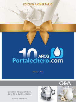 Revista 10 Aniversario Portal Lechero