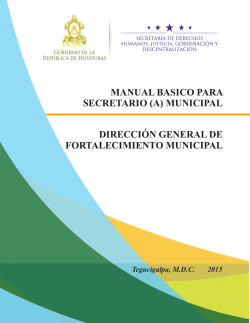 MANUAL DE SECRETARIA MUNICIPAL 13 Mayo 2015 PDF.cdr