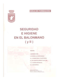 seguridad / e higiene en el balonmano