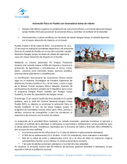 Activación física en Puebla con innovadoras botas de rebote