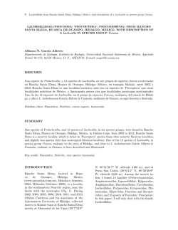 Alfonso N. Garcıa Aldrete Departamento de Zoologıa, Instituto de