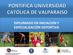 Diplomado en Iniciación y Especialización Deportiva