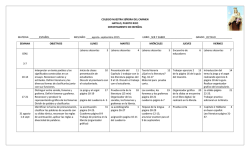 PLAN DE TRABAJO DE ESPAÑOL Octavo