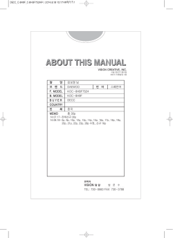 ABOUT THIS MANUAL