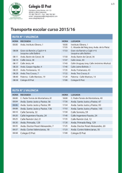 Descarga el PDF con las rutas del curso 2015-16