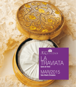 LA TRAVIATA - Teatro Argentino