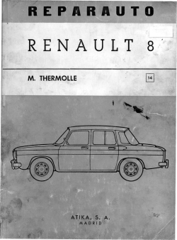renault 8 - Manuales de Mecánica
