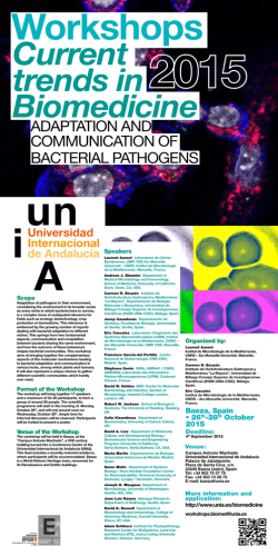 adaptation and communication of bacterial pathogens