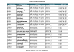 Cartilla MÉdica