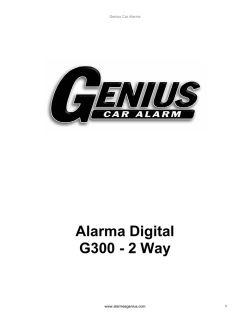 Alarma Genius Digital G300
