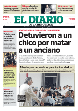 Detuvieron a un chico por matar a un anciano