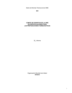 informe 32 de la oms