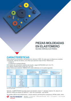 PIEZAS MOLDEADAS EN ELASTÓMERO