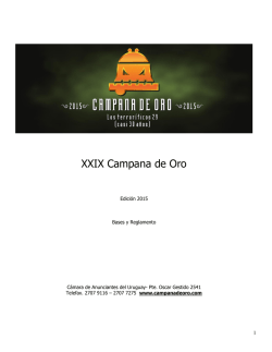 Descargar reglamento - Campana de Oro 2015