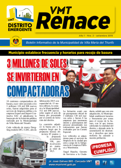 3 millones de soles se invirtieron en