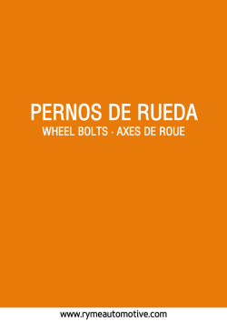 PERNOS DE RUEDA - Ryme Automotive