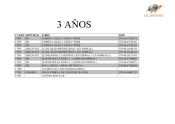 3 AÑOS - Colegio Addis