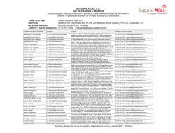Unidades especializadas de Seguros Atlas (UNES)