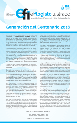 Generación del Centenario 2016 - Facultad de Química