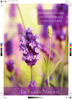 AROMATERAPIA BIO VELAS NATURALES
