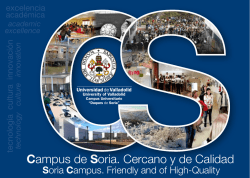 Campus de Soria. Cercano y de Calidad