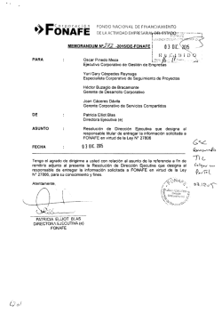FCorporchióEn FONDO NACEONAL DE FlNANCIAMIENTO