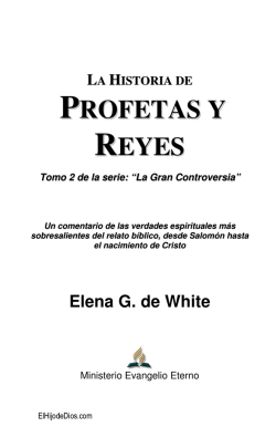 PROFETAS Y REYES - Iglesia le&oacute;n de Jud&aacute;