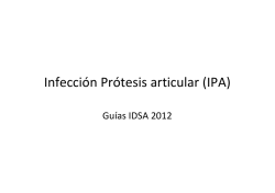 1.15.1. INFECCION PROTESIS ARTICULAR (IPA)