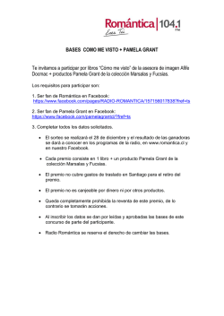 Bases Como me Visto Pamela Grant