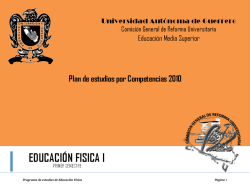 Educacion Fisica I - CGRU - Universidad Aut&oacute;noma de Guerrero