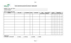 FICHA INDIVIDUALIZACION CARGAS FAMILIARES