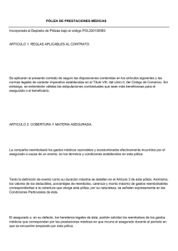 POL320130583 P&oacute;liza de prestaciones m&eacute;dicas