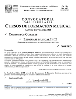 cursos de formaci&oacute;n musical - Escuela Nacional de M&uacute;sica