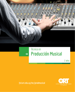 Producción Musical - Universidad ORT Uruguay