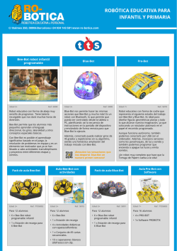 robótica educativa para infantil y primaria