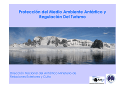 Presentación de PowerPoint - Dirección Nacional del Antártico