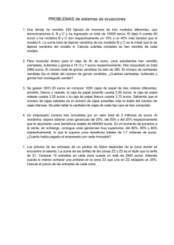 CC Sociales: Sistemas de ecuaciones