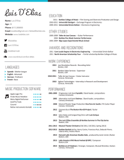 Curriculum Vitae ENGLISH