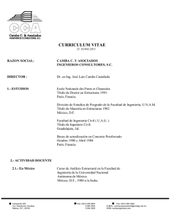 Obtener CV completo - Dr. José Luis Camba Castañeda
