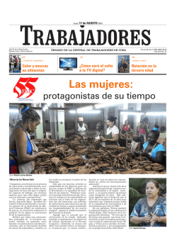 Las mujeres: - Periódico Trabajadores