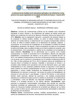 CONSECUENCIAS JURIDICAS DEL DELITO EN LA SOCIEDAD