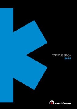 TARIFA IBÉRICA 2015