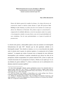 La deuda interna en la conformacin del Estado